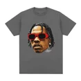 thumbnail image 5 of Camiseta estampada de rapero de hip hop Lil Baby, camiseta vintage de algodón de gran tamaño, manga corta, ropa de calle, camisetas casuales unisex, 5 of 5