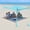 Mint blue-10x10 FT, variant on Rainbow 10x10 FT Beach Tent Sun Shelter for Family Picnic Camping Travel