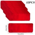 thumbnail image 3 of Tuvgenk Stair Treads for Wooden Steps Indoor Non Slip 15pcs Red Stair Treads Outdoor Quick Dry Water Resistant Rectangle Fade Resistant Machine Washable Stair Rugs, 3 of 7