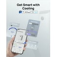 thumbnail image 5 of Dreo 12,000 BTU ASHRAE (8,000 BTU DOE) Portable Air Conditioners, Covers up to 350 Sq. Ft., Drainage-free Cooling, 46dB Quiet, APP/Voice/Remote, 24h Timer with Fan & Dehumidifier, Smart AC for Room, 5 of 10