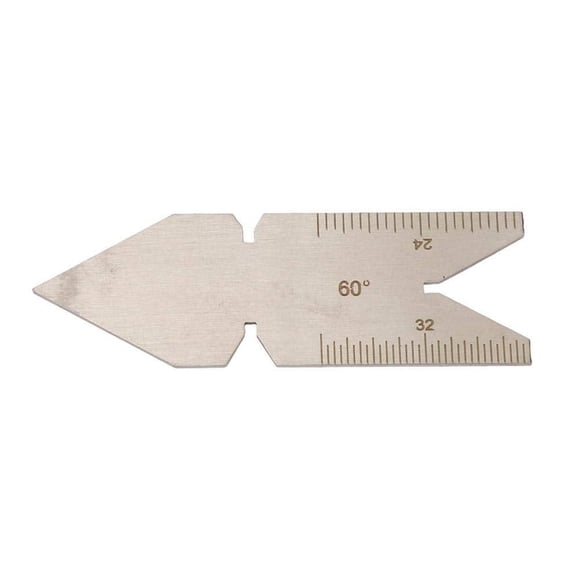 Herramienta de Corte de Torno Medidor de Espina de Pescado de Acero Inoxidable