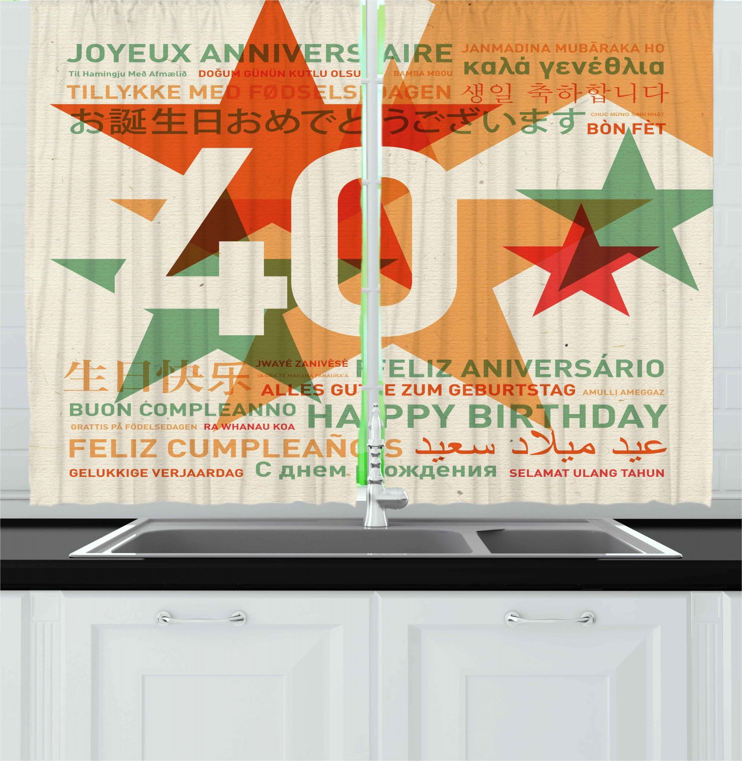 90th Birthday Curtains 2 Panels Set Old Age Celebrations From The World Languages And Stars In Vintage Style Window Drapes For Living Room Bedroom 55w X 39l Inches Multicolor By Ambesonne 90th Birthday Curtains 2 Panels Set Old Age Celebrations From The World Languages And Stars In Vintage Style Window Drapes For Living Room Bedroom 55w X 39l Inches Multicolor By Ambesonne