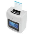 thumbnail image 6 of LCD Employee Punch Attendance Machine Electronic Time Recorder w/50*Time Cards, 6 of 14