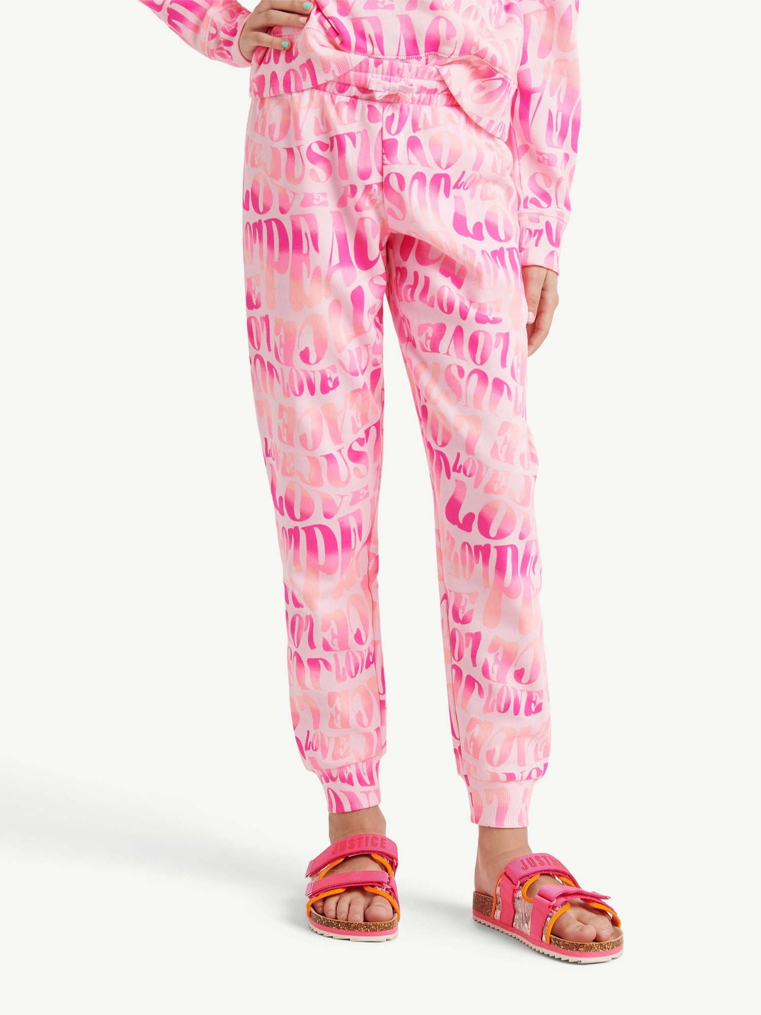 Justice Girls Fleece Jogger Pant, Sizes XS-XLP