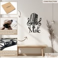 thumbnail image 5 of Violaura Music Metal Wall Art - Easy to Install Hanging Perfect for Home, Living Room Decor (36.0" x 25.2"), 5 of 8