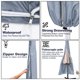 thumbnail image 4 of Hengda Funda para sombrilla Resistente a los rayos UV Repelente al agua Protección UV Funda de jardín, gris - gris Dontodent Kuyhfg Sin marca, 4 of 5