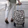 thumbnail image 3 of White and Black Of Leopard Print Luggage Cover Fashion Suitcase Cover Baggage Covers Fit 25-28 Inch Luggage (Go Travel), 3 of 5