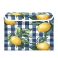 thumbnail image 7 of Yayeee Collapsible Cube Storage Bin with Lid Fabric Closet Decorative Basket with Handles, Cartoon Beige Lemon, 7 of 7