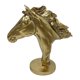 thumbnail image 1 of Estatua de cabeza de caballo, figura artística, regalo, obra de arte decorativa creativa, escultura animal Oro 218x95x22cm, 1 of 8
