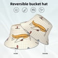 thumbnail image 5 of Easygdp Striped Vintage Planes Double-Sided Reflective Fisherman Hat,Sun Visor,Casual Hat,Fluorescent Hat,Suitable For Outdoor And Night Walking,Unisex, 5 of 9