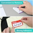 thumbnail image 4 of L LIKED Name Tag Stickers - 3.5" x 2.25" Colors Name Labels, 4 of 6