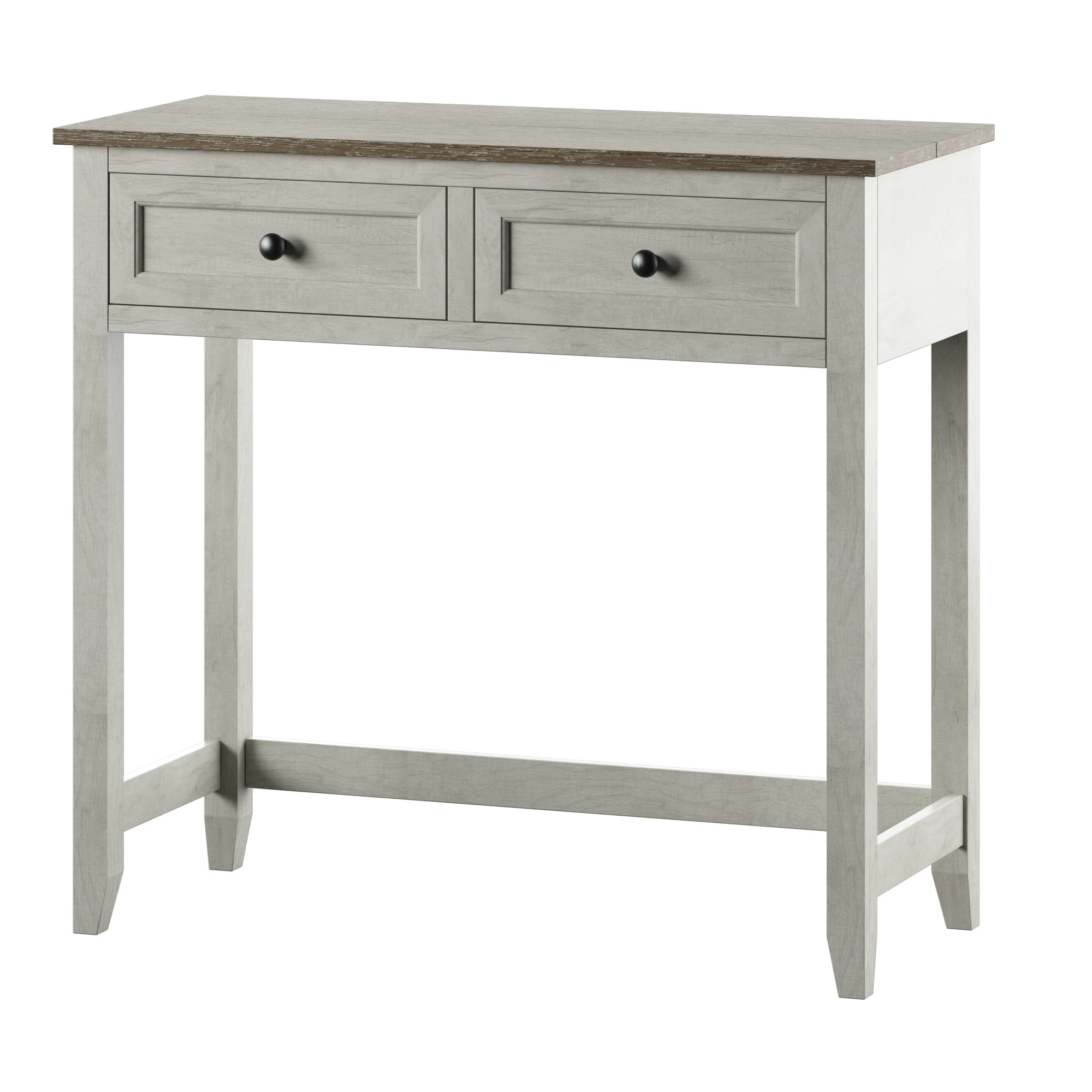 Twin Star Home Secretary Desk with USB Charging Ports
