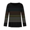 thumbnail image 5 of GuangCheng Womens Striped Tops Loose Fit Sleeveless Crew Neck Summer Casual Blouses, 5 of 5