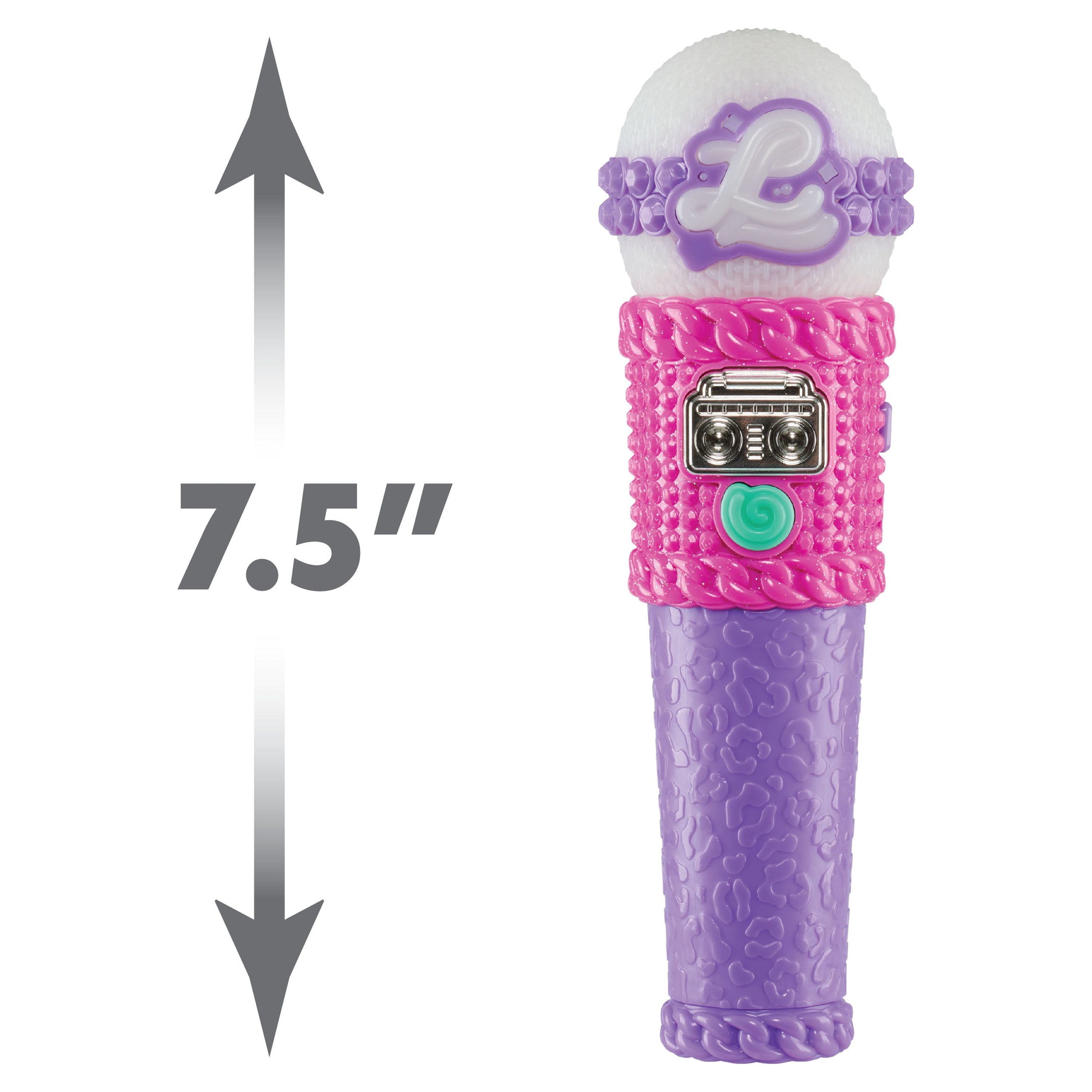 That Girl Lay Lay Musical Toy Microphone with Lights and Sounds,  Kids Toys for Ages 3 Up, Gifts and Presents