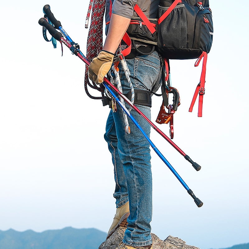 Outdoor Folding Trekking Pole Ultra Light Short Outer Lock 7075