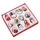 thumbnail image 2 of 12 Uds. Adornos navideños en miniatura de madera, decoraciones navideñas de madera, colgantes para colgar en de Navidad para vacaciones en, 2 of 8