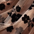 thumbnail image 4 of Falda de tul para mujer, elegante, vintage, con flores, corte A, falda midi con vuelo, 4 of 7