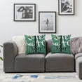 thumbnail image 2 of nygtbtfer Green Decorations Pillow Cover, Spring Saying Farmhouse Cushion Case for Sofa Couch White, 2 of 7