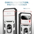 thumbnail image 5 of TECH CIRCLE Phone Case for Google Pixel 10 Pro XL,Slide Camera Cover & 360°Rotating Ring Kickstand,Military Grade Hard Shell Heavy Duty Full Body Protection, Shockproof for Google 10 Pro XL,A, 5 of 9