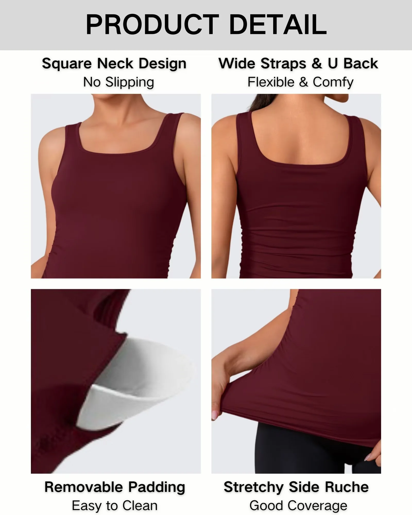 Cotton Tank Dress for Women Long Racerback Casual Swing Camisole