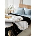 thumbnail image 5 of Gorgeous Flowers Flat Sheet Only Twin Size, Soft Breathable Bed Top Sheets for Mattress, White Gold Floral Botanicals Black Luxury Bedding Flat Sheets for Home Hotel Bedroom Bed Protection, 5 of 9