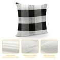 thumbnail image 4 of Pillow Covers, Throw Pillow Covers, Black and White Throw Pillow Covers for Home Decorative Farmhouse Sofa Decor, 4 of 5