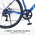 thumbnail image 5 of Ambifirner 700c Lightweight Road Bike with 7-Speed Shimano Gearing, City Commuting Road Soft Ride, Ideal Gift for Men and Women, 5 of 7