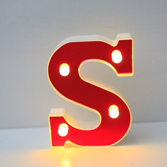 Desktop Decor Fashion LED Subtitle Lamp LED Lamp Life Is Long Long Term Use Without Heat. Get The Best Decorative Effect LED Letter Lights Light Up Plastic Letters Standing Hanging
