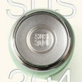 thumbnail image 4 of 1 taza de agua aislada de acero inoxidable 304, pequeña, fresca, simple, con tapa abatible, taza con pajita, taza aislante portátil, 4 of 5