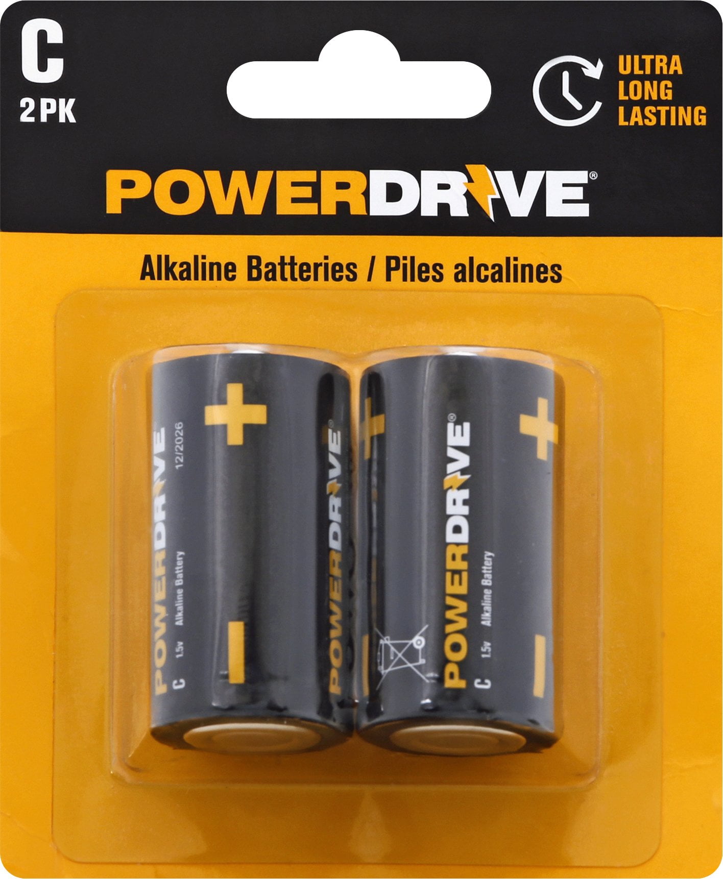 PKCELL C LR14 1.5V Ultra Alkaline Batteries Bulk 2 PCS