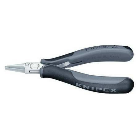 UPC: 0843221020040 | KNIPEX 35 12 115 ESD 4-1/2  Electronics Pliers ESD  Ergonomic Grip