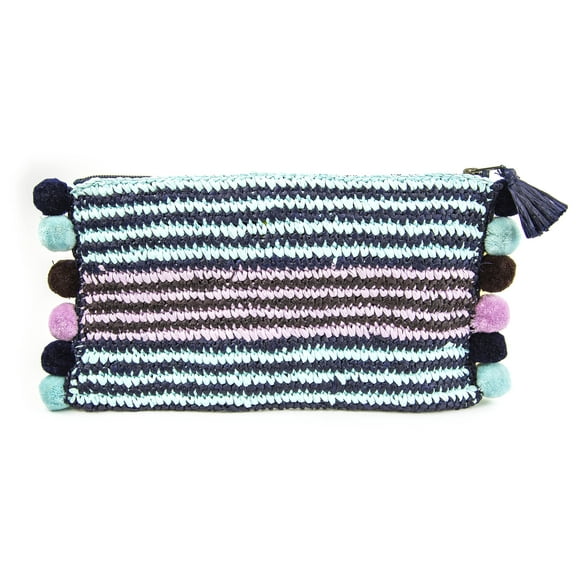 Roberta Roller Rabbit Hanai Silk Raffia Clutch One Size Multicolor