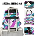 thumbnail image 3 of FORMRS Mini Backpack Purse for Women Travel Daypack Casual Shoulder Bag, Abstract Drawing, 3 of 7