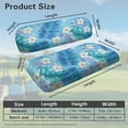 thumbnail image 3 of POLERO Tropical Golf Cart Seat Covers Universal Fit for Club Car Precedent Ordinary Seat Cushion, Blue Palm Leaves Floral Print Fashion Golf Cart Decorations Soft and Comfortable, Breathable, 3 of 8