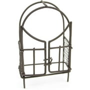Micro Mini Iron Garden Arch W/gate 3"-ru