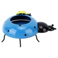 thumbnail image 2 of 5.4cm Diameter Flower Pot Decor Ladybug Shaped Smoothing Surfaces Iron Planter Pot for Garden Blue, 2 of 19