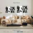 thumbnail image 4 of Elephant Stock Minimalist Abstract Strokes Wall Art - Horizontal Canvas Wall Art - Living Room Wall Decor - Abstract Canvas - Black And White Decor - 39" x 26", 4 of 8