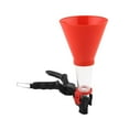 thumbnail image 4 of koolsoo Engine Oil Funnel Automotive Fuel Funnel Universal Funnels Avoid Spills Red, 4 of 9