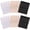 Multicolor, variant on 6 Pieces Women's Bra Extenders Elastic Stretchy Bra Extension Strap, 3 Rows x 4 Hooks (Multi-Color)