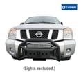 thumbnail image 3 of TG-GD6N60168 Front Bumper Guard Compatible With 2004-2015 Titan (Excl. XD Models) | Textured Black | Light Mount | Bull Bar, 3 of 9