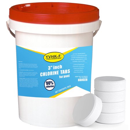 50 lbs 3 inch CHLOR1NE Tablets for Pool Vacuum Cleaner Hot Tub and Spas