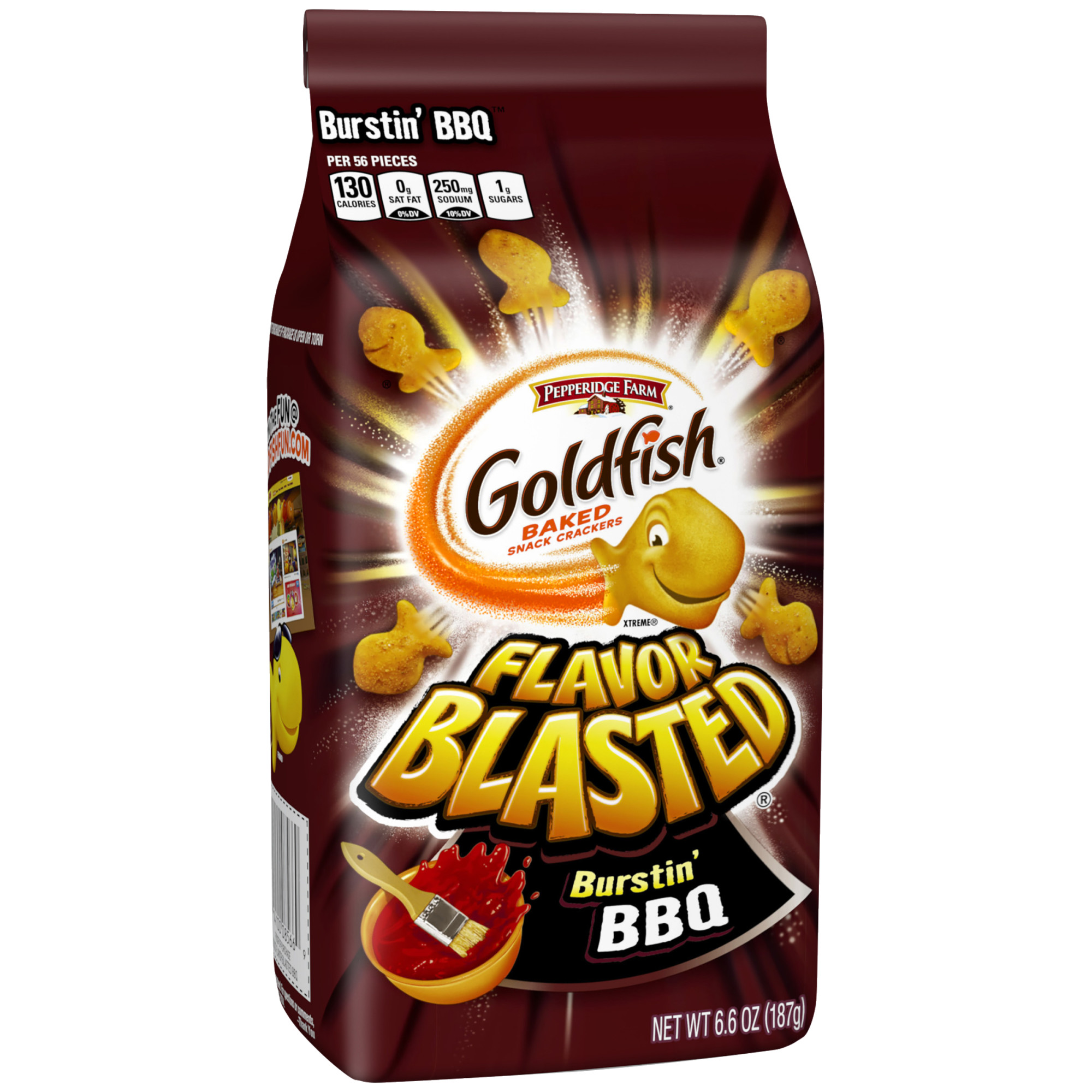 Pepperidge Farm Goldfish Flavor Blasted Burstin' BBQ Crackers, 6.6 oz