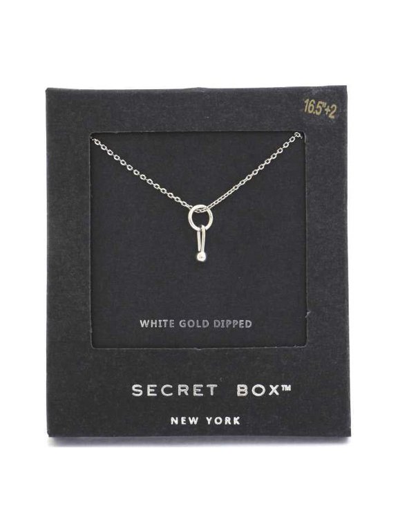 Secret Box Dainty Ring Charm Necklace Gold