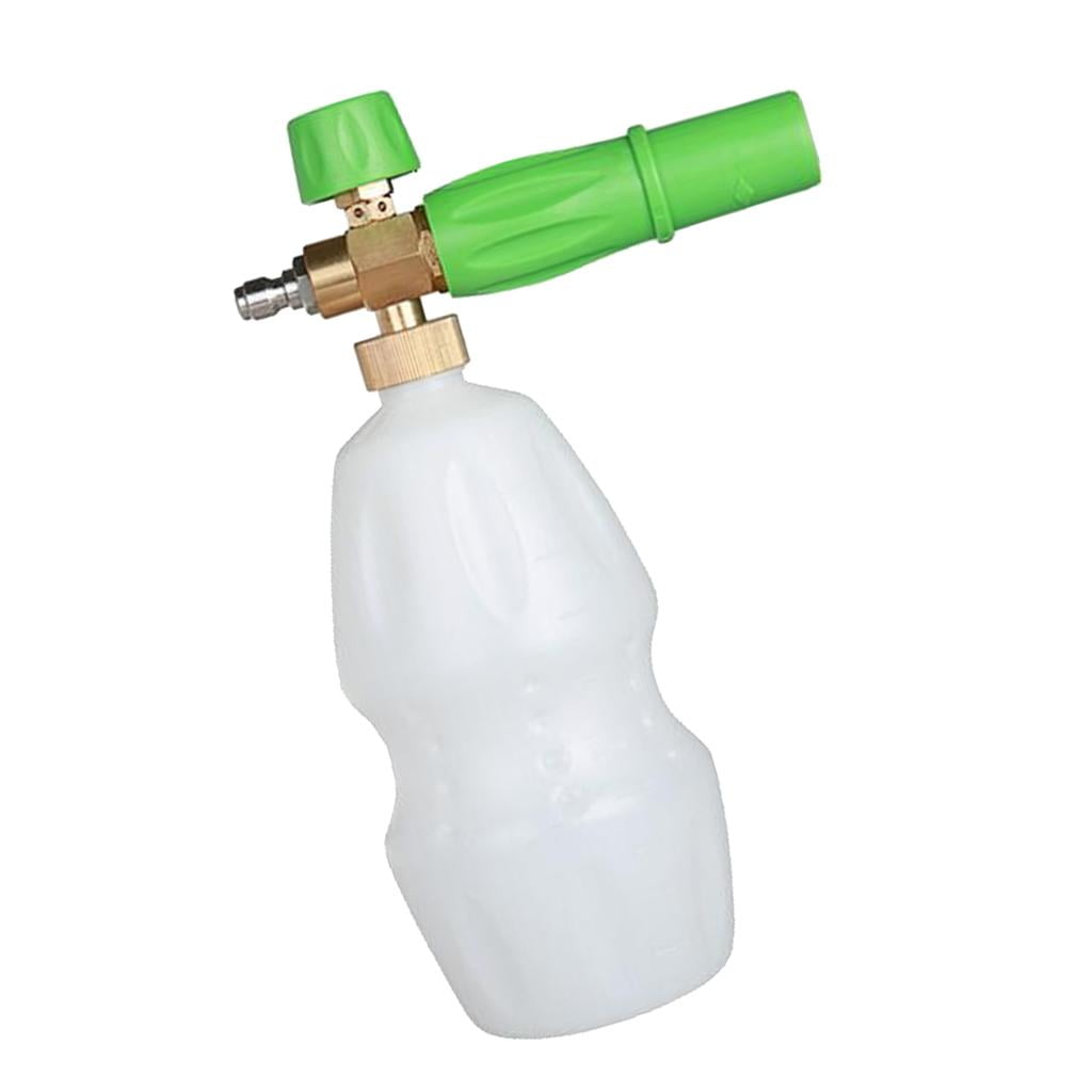 Nishiyuenyi 1/4'' Adjustable Snow Foam Sprayer Car Wash Soap Pressure Washer Bottles