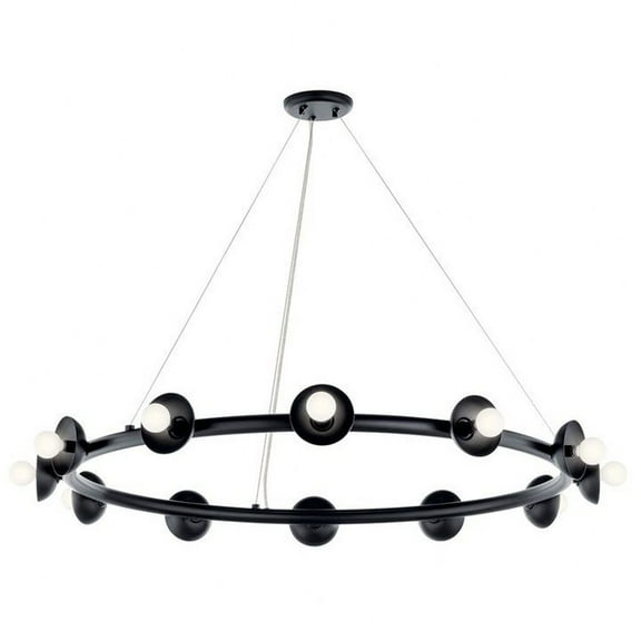 Kichler Lighting - Palta - 12 Light Chandelier In Modern Style-4.25 Inches Tall
