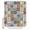 Multi, variant on Vintage Mediterranean Bathroom Shower Curtains with 12 Hooks Polyester Waterproof Shower Curtain for Stalls and Bathtubs Blue and Yellow Tiles Texture Decorative Bathroom Privacy Curtain 72x78 Inches