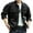 Black, variant on Men's Denim Jacket Vintage Short Sleeve Shirt Cotton Casual Set Workwear Shirt Distressed Denim Jacket Button Up Collar Shirt Sizes M-4XL