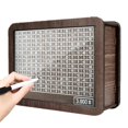thumbnail image 1 of Caja de ahorros de madera con forma de bóveda de efectivo, alcancía con objetivo de conteo, 1 of 8