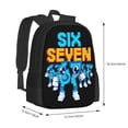 thumbnail image 4 of 6 7 Six Seven Backpack Fashion Travel Backpack Laptop Backpack Simple And Large Capacity Backpack 16.5 Inch, 4 of 9