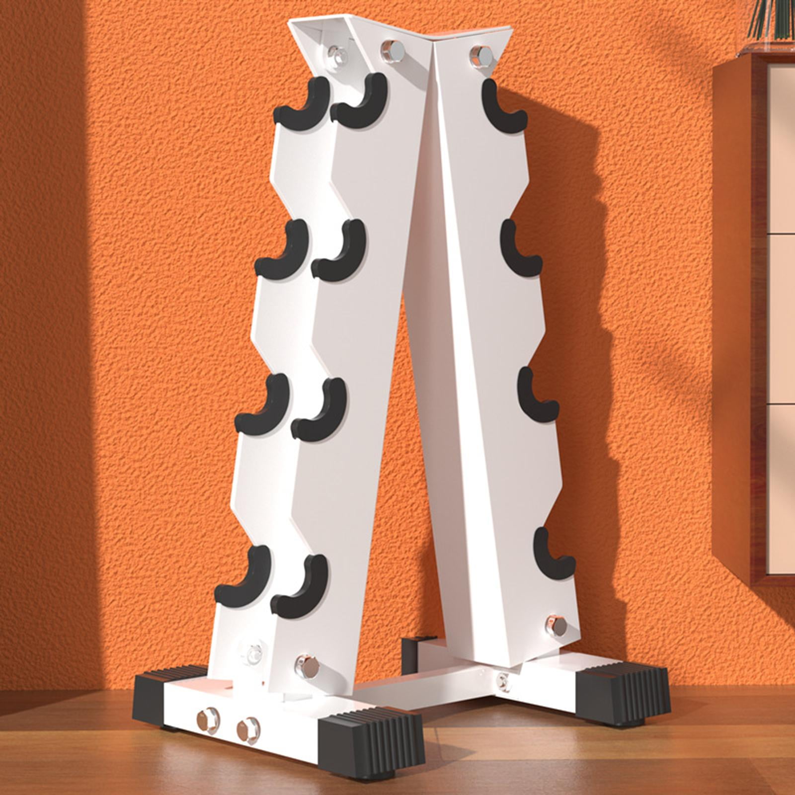 Baoblaze Dumbbell Rack Dumbbell Bracket Sturdy Small for Strength Training 4 Tier